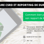Webinaire CSRD et reporting de durabilité